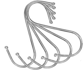 img 1 attached to 🧺 Hanging Hangers for Bathrooms and Bedrooms: Stainless Steel