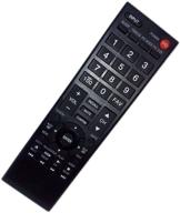 📱 replacement remote control for toshiba 49l420u, 22sl400u, 23l1350u, 46l5200u, 50l1350u led hdtv tv logo