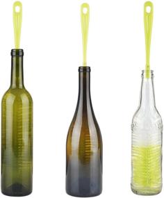 img 2 attached to 🧼 ALINK 16” Long Bottle Brush Cleaner: An Ultimate Solution for Washing Wine, Beer, S’Well, Decanter, Kombucha, Hydroflask, Thermos, Glass and Long Narrow Neck Sport Bottles