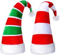 🎅 christmas costume accessories: party supplies for children's festive events with pieces striped theme logo