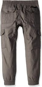 img 1 attached to 👖 Stylish Southpole Boys' Little Jogger Pants: Durable Washed Ripstop Fabric with Cargo Pockets
