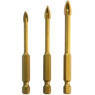 🔩 nortools 3-piece glass shank drill set логотип