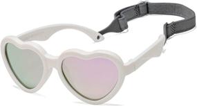 img 4 attached to Sunglasses Polarized Protection Toddler Mirrored