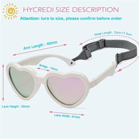 img 2 attached to Sunglasses Polarized Protection Toddler Mirrored