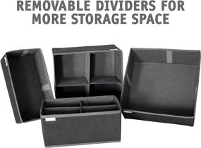 img 2 attached to Foldable Organizer Removable Sectional Dividers