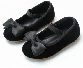 img 3 attached to Детская обувь Kolan Toddler Little Dress Shoes Girls' Shoes