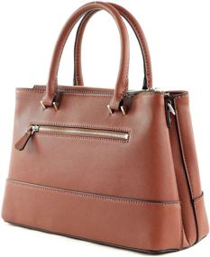 img 1 attached to GUESS Cordelia Luxury Satchel Natural Women's Handbags & Wallets