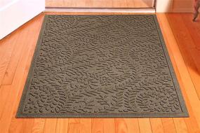 img 2 attached to 🏠 Durable Waterhog Door Mat, 3' x 5', Made in USA - Skid Resistant, Indoor/Outdoor, Boxwood Collection - Khaki/Camel