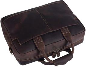 img 2 attached to Polare Genuine Leather Briefcase Shoulder