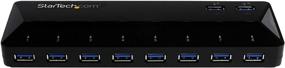 img 3 attached to Black USB 3.0 Hub with 10 Ports - 8 x USB-A + 2 x Fast Charge USB-A Ports - Multi Port Powered USB Hub with Charge & Sync Functionality (ST103008U2C)