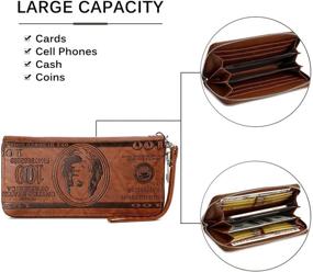 img 1 attached to Dollar Leather Wallet: Elegant Holder by OURBAG – Effortlessly Stylish!