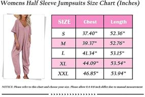 img 1 attached to 👩 Nirovien Women's Jumpsuits and Overalls - Stylish Women's Clothing for Jumpsuits, Rompers, and Overalls