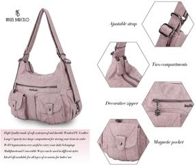 img 1 attached to Angel Barcelo Multifunctional Shoulder Crossbody Women's Handbags & Wallets in Hobo Bags