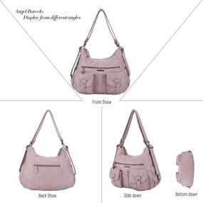 img 2 attached to Angel Barcelo Multifunctional Shoulder Crossbody Women's Handbags & Wallets in Hobo Bags