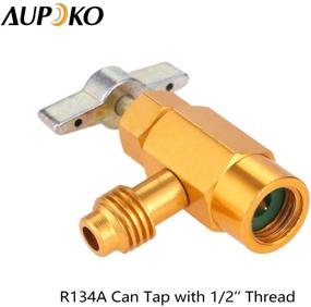 img 3 attached to 🚗 Aupoko R134A AC Refrigerant Bottle Opener Dispenser Valve, R134A Can Tap with 1/2’’ Acme Male and 1/2’’ Female Thread, Perfect for Charging Automotive Air Conditioning Systems