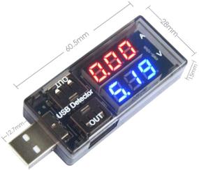 img 1 attached to 🔌 Vipe USB Charger Power Detector: Battery Tester with Voltage & Current Meter