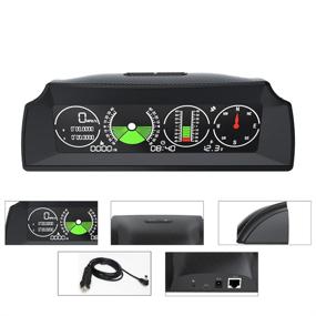 img 4 attached to 🚗 X90 GPS Speed Slope Meter: Расширенные функции для 12V дизельных и бензиновых автомобилей OBDII