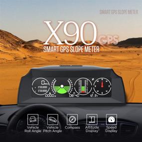 img 3 attached to 🚗 X90 GPS Speed Slope Meter: Расширенные функции для 12V дизельных и бензиновых автомобилей OBDII