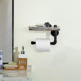 img 2 attached to 🚽 MyGift Whitewashed Design Toilet Wall Mount