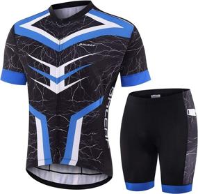 img 4 attached to 🚴 BALEAF Men's MTB Cycling Jersey Set: Stylish Bike Shirts for Summer Comfort - UPF50+ Protection included