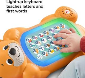 img 1 attached to 🦦 Fisher-Price Linkimals A to Z Otter: Interactive Educational Toy for Babies 9 Months & Up