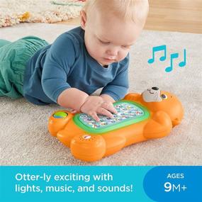img 2 attached to 🦦 Fisher-Price Linkimals A to Z Otter: Interactive Educational Toy for Babies 9 Months & Up