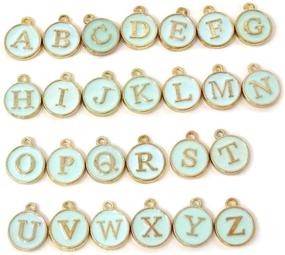 img 1 attached to Honbay Double Alphabet Pendant Jewelry Beading & Jewelry Making