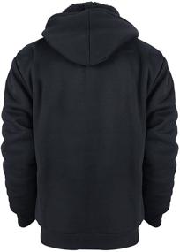 img 3 attached to 🧥 Sherpa Hoodie Fleece Sleeve Sweatshirts: Stylish Boys' Clothing for Cozy Comfort