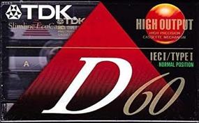 img 3 attached to TDK D60 60-Minute Cassettes: 5-Pack - Superior Sound Quality and Long-Lasting Durability