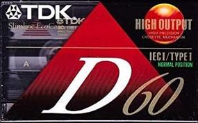 img 1 attached to TDK D60 60-Minute Cassettes: 5-Pack - Superior Sound Quality and Long-Lasting Durability