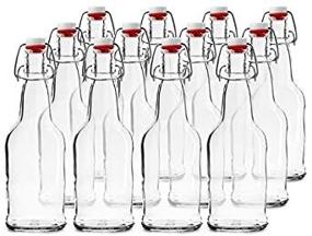 img 3 attached to CASE OF 12 - 16 oz. EZ Cap Beer Bottles - CLEAR: Premium Solution for Brewing Enthusiasts!