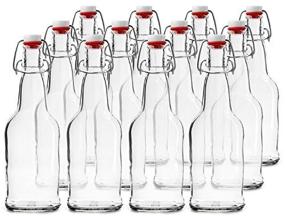 img 2 attached to CASE OF 12 - 16 oz. EZ Cap Beer Bottles - CLEAR: Premium Solution for Brewing Enthusiasts!