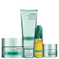 🌿 algenist pure genius collection kit: liquid collagen, melting cleanser, eye cream, face cream - non-comedogenic & hypoallergenic skincare set (4-piece) logo