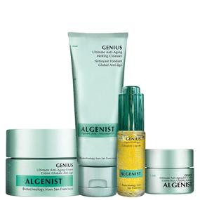 img 4 attached to 🌿 Algenist Pure GENIUS Collection Kit: Liquid Collagen, Melting Cleanser, Eye Cream, Face Cream - Non-Comedogenic & Hypoallergenic Skincare Set (4-Piece)