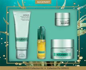 img 3 attached to 🌿 Algenist Pure GENIUS Collection Kit: Liquid Collagen, Melting Cleanser, Eye Cream, Face Cream - Non-Comedogenic & Hypoallergenic Skincare Set (4-Piece)