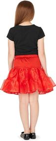 img 1 attached to 🦋 Adorable BlackButterfly Organza Petticoat Skirt: Chic Girls' Black Clothing