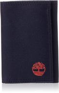 👔 timberland mens trifold nylon wallet: stylish accessories for men logo