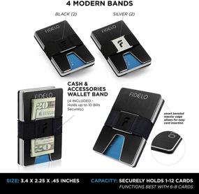 img 3 attached to 💼 FIDELO Minimalist Wallet for Men - RFID Blocking Men's Wallet/Card Holder/Money Organizer