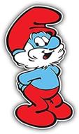 smurfs papa cartoon sticker graphic logo