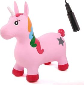 img 4 attached to 🦄 Inflatable Unicorn Bouncer with Speikind included