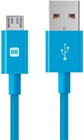 img 4 attached to 🔵 Кабель Monoprice 3ft Blue USB Type-A к Micro Type-B - 2.4A, 22/30AWG - Серия Select