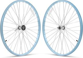 img 1 attached to 🚲 Optimized Firmstrong Beach Cruiser Bicycle Wheelset, Front and Rear