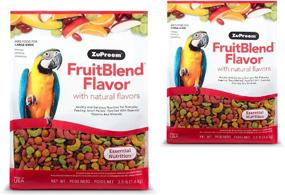 img 4 attached to 🦜 Premium FruitBlend Flavor Pellets for Large Birds - Daily Blend Made in USA for Amazon Parrots, Macaws, Cockatoos