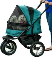 🐾 effortless mobility for pets: discover the pet gear no-zip double pet stroller logo