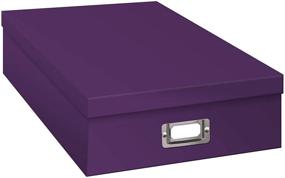 img 1 attached to 📦 Pioneer Scrapbook Storage Box, Set of 2, Purple, 3.75&#34; x 13&#34; x 14.75&#34; - Ideal for Storing Scrapbooks, Paper, and Supplies
