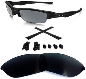 img 3 attached to 🕶️ Men's Accessories: Galaxy Oakley Sunglasses with Rubber Replacement