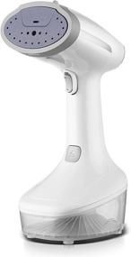 img 4 attached to 👕 YIKA Clothes Steamer: Hand-Held Ceramic-Coated Iron Head, Portable with 300ml Water Tank for Travel, 30s Heat Up, All Fabrics