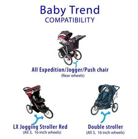 img 1 attached to Rear Tire Baby Trend Stroller