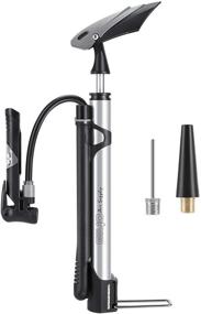 img 4 attached to 🚲 GIYO Mini Bike Pump Portable with Gauge: 140 PSI, Schrader and Presta Compatible, Includes 2 Needles