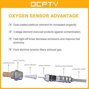 img 1 attached to 🔧 OCPTY датчик кислорода O2 впереди чемпиона 1, задний 234-5010 - совместим с Acura MDX RL TL, Honda Accord Odyssey Pilot Ridgeline, Saturn Vue 3.2L 3.5L.